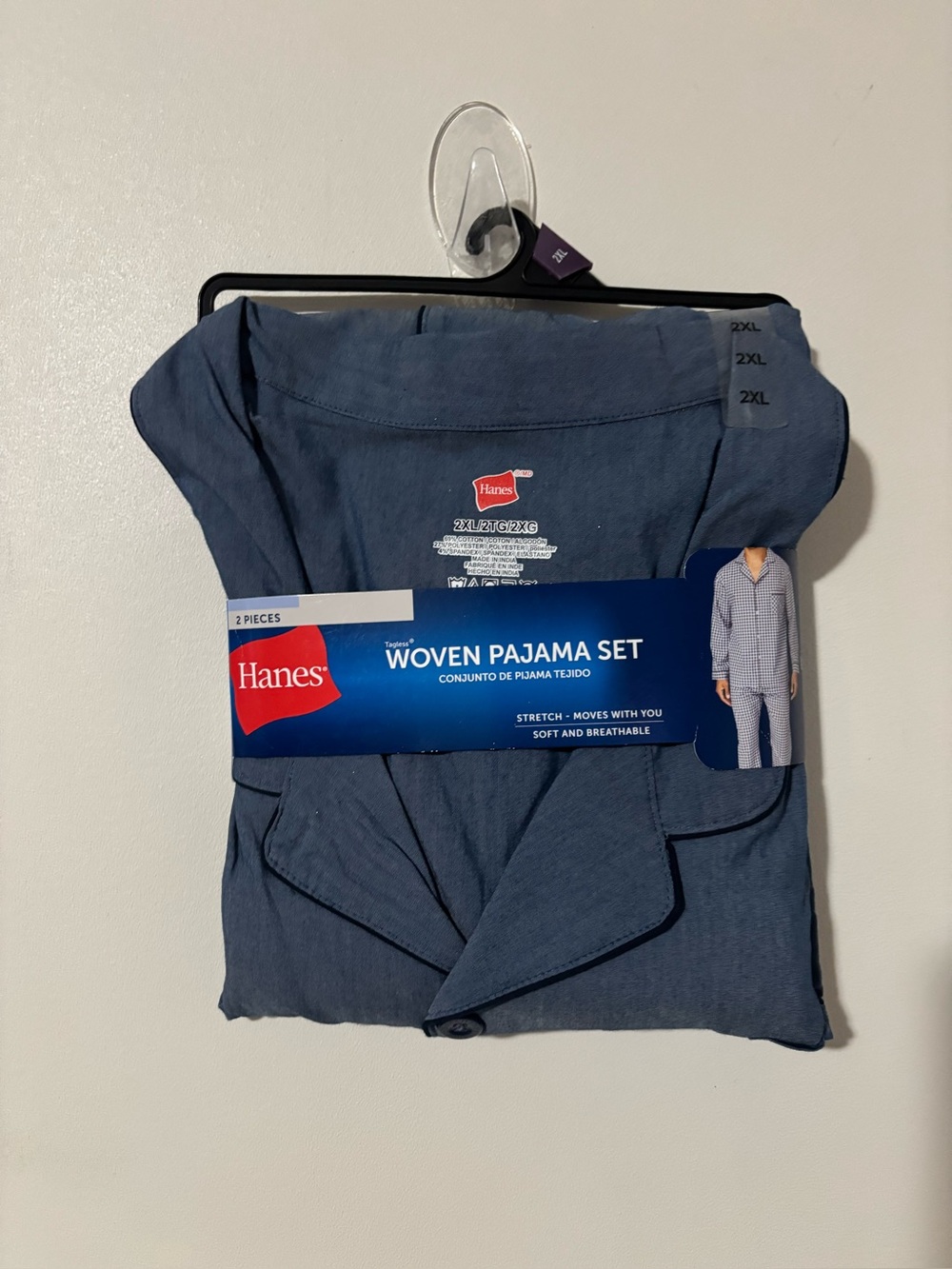 Hanes Men’s Pajama Set Size 2XL